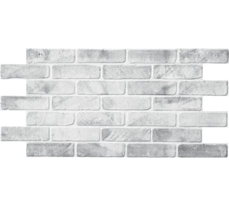 Панель на стену из ПВХ GRACE (Кирпич Старый серый, 1020х495 мм) УТ000031950