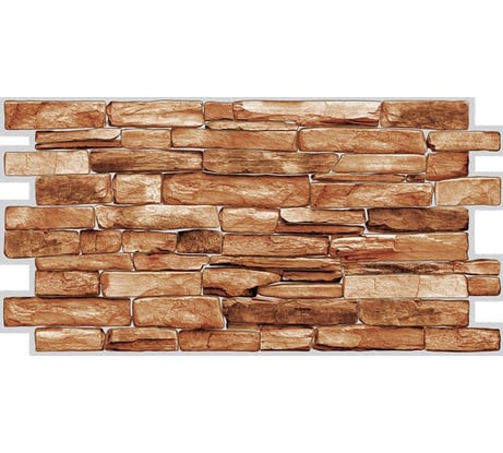 Панель на стену из ПВХ GRACE (Сланец Карельский, 980х498 мм) УТ000031964