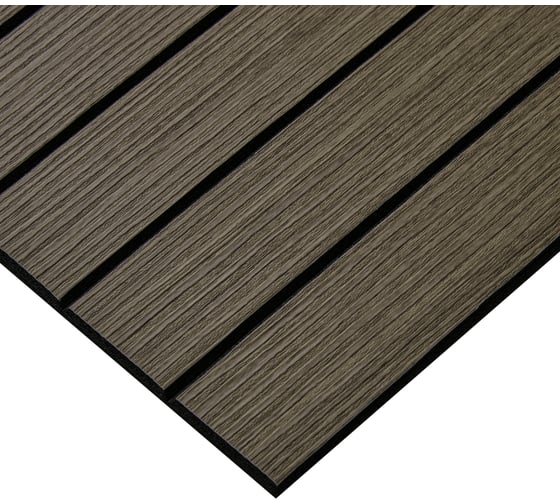 Мягкие реечные панели LAKO DECOR в комплекте 5 шт, 600-600 мм, коричневый LKD-RE-6060-SYMW001-KO