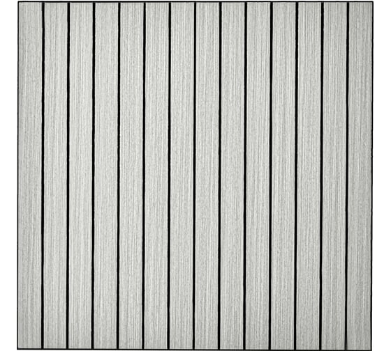 Мягкие реечные панели LAKO DECOR в комплекте 5 шт, 600-600 мм, белый LKD-RE-6060-SYMW002-KO