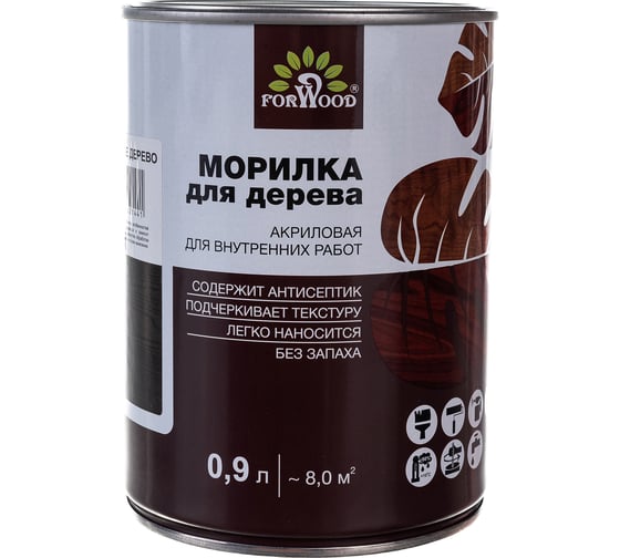 Морилка Forwood ВД-АК 21 эбеновое дерево 0,9 л 145390