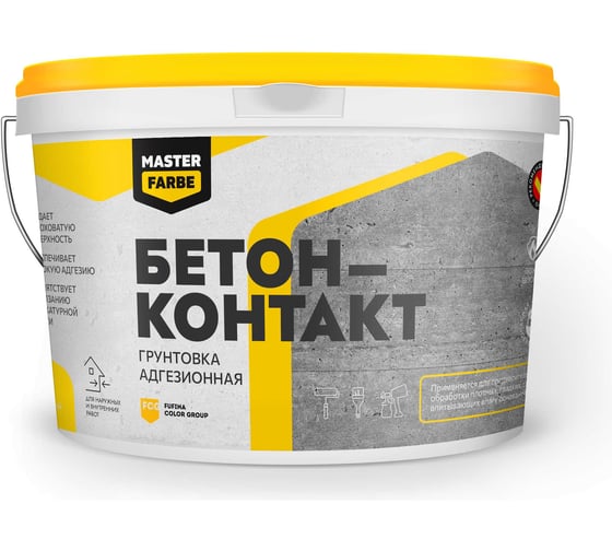 Грунтовка адгезионная MASTERFARBE БЕТОНКОНТАКТ 12 кг 4610091274684 1
