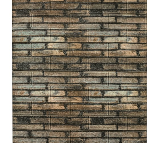 Комплект 3D панелей для стен LAKO DECOR МЕГА 20 шт, цвет Кирпичная кладка 29, 70x77, 6 мм, LKD-16-05-HC29-KO-MEGA20 1