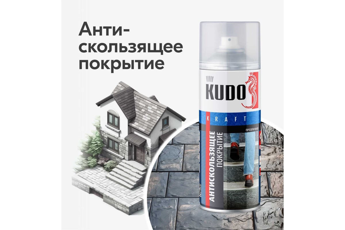 Антискользящее покрытие KUDO прозрачное KU-5401