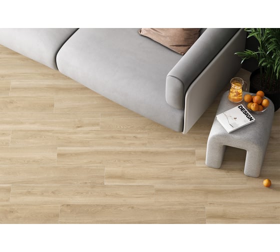 Керамогранит Artkera Group Naturalwood Oak матовый, 200x1200x9, 1,44 м2, бежевый GP20120NAT01