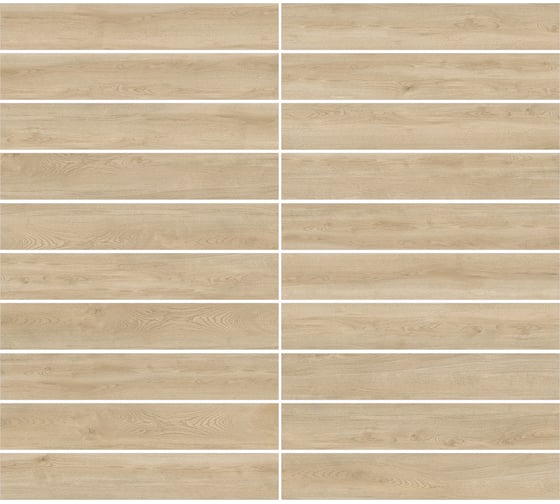 Керамогранит Artkera Group Naturalwood Oak матовый, 200x1200x9, 1,44 м2, бежевый GP20120NAT01 1