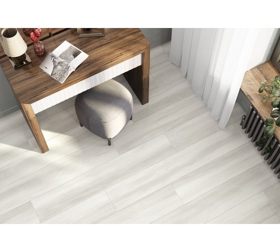Керамогранит Artkera Group Apricot White матовый 200х1200х9, 1,44 м2 серый GP20120APC00