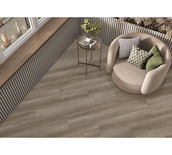 Керамогранит Artkera Group Apricot White матовый 200х1200х9, 1,44 м2 серый GP20120APC00