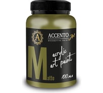 Художественная краска AccentO ART матовая, Хаки, 100мл/165г 37075