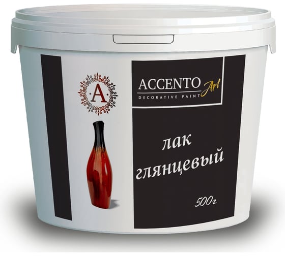 Акриловый лак AccentO ART глянцевый, 0,5кг 31203
