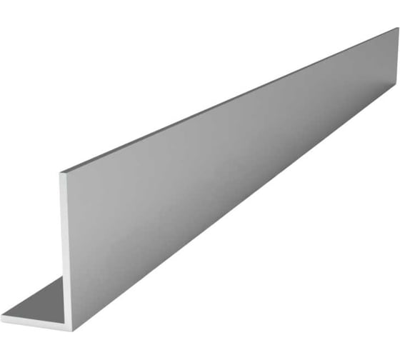 Уголок алюминиевый Диал 3000x20x60x2 мм, 2 штуки в комплекте 4687206438507