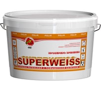 Краска водно-дисперсионная Superweiss (7 кг; морозоустойчивая) Poli-R 9915
