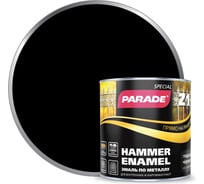Эмаль по металлу Z1 гладкая PARADE RAL 9005 черный 0,75 л Лк-00002113