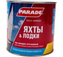 Лак акриловый parade l70 деревянный интерьер матовый