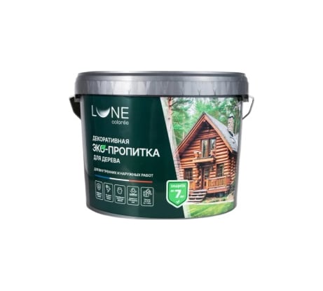 Декоративная ЭКО-пропитка Lune Coloree Антик (9 л) 33785