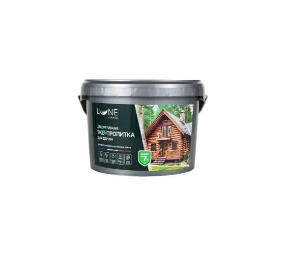 Декоративная ЭКО-пропитка Lune Coloree Махагон (2,5 л) 33793