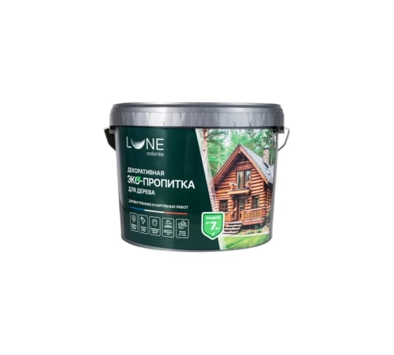 Декоративная ЭКО-пропитка Lune Coloree Сосна (9 л) 33803