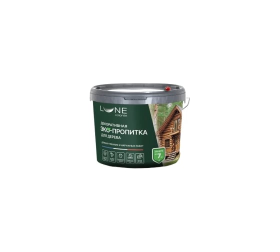 Декоративная ЭКО-пропитка Lune Coloree Орех (2,5 л) 33805 1