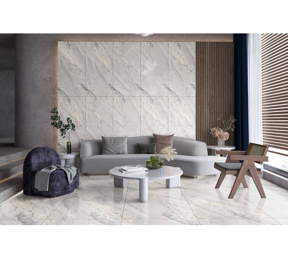 Керамогранит Belleza ARGENTA GREY (GRENULLA) (1,44 м2/2 шт) СК000043082