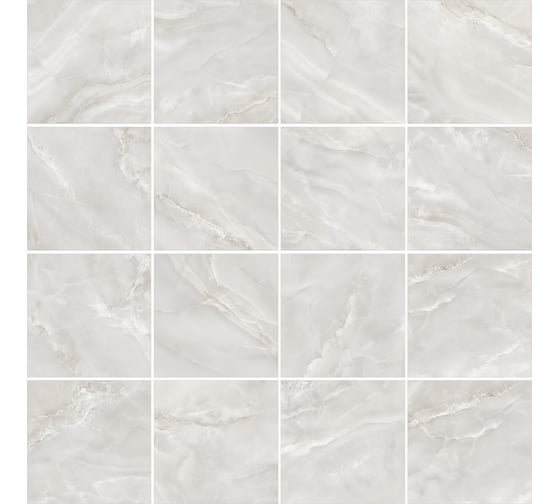 Керамогранит Artkera Group Onyx Breez Gray матовый 600х600х9,5 1,44м2 серый 6060ONB15M