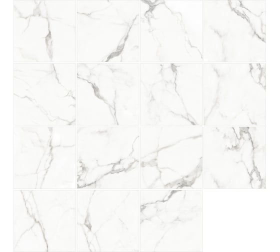 Керамогранит Artkera Group Calacatta Lincoln матовый 600х600х9,5 1,44м2 белый 6060CLL15M
