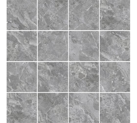 Керамогранит Artkera Group Greiny Graphite матовый 600х600х9,5 1,44м2 графит 6060GRY25M