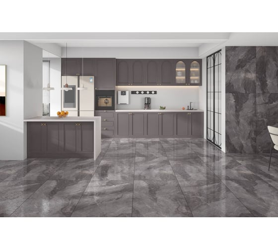 Керамогранит Belleza DORATO CHARCOL (GRENULLA) (1,44 м2/2 шт) СК000043083