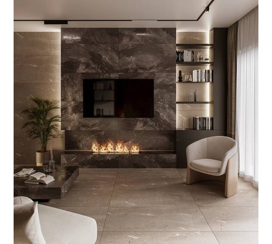 Керамогранит Belleza DORATO CHARCOL (GRENULLA) (1,44 м2/2 шт) СК000043083