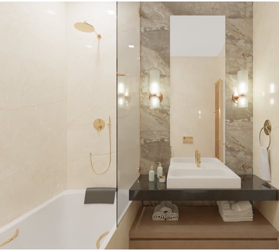 Керамогранит Belleza PIEDRA IVORY (GLOSSY) (1,44 м2/2 шт) СК000043689