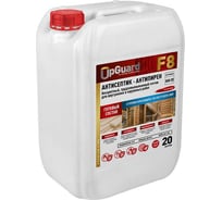 Огнебиозащита UPGUARD F8, готовый состав бесцветный, II группа огнезащитной эффективности, трудновымываемая, 20 л, 068-20 (O68-20)