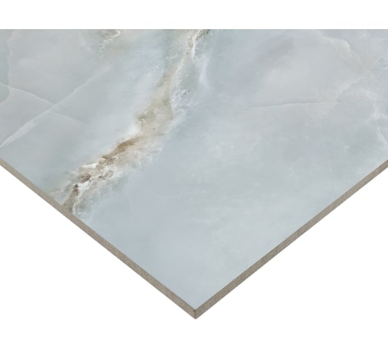Керамогранит Artkera Group Onyx Breez матовый 600х1200х9,5 1,44м2 голубой 60120ONB06M