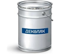 Однокомпонентная грунт-эмаль Декотерм Деколак-Универсал RAL 9016 тара 20 л фасовка 24 кг 4607071470020