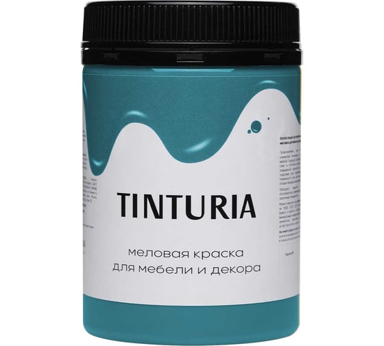 Краска для мебели и декора TINTURIA Лазурное море 0.75 кг /6 ЭК000146622