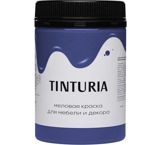 Краска для мебели и декора TINTURIA Синий мустанг 0.75 кг /6 ЭК000146621