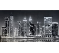 Фартук-панно ПВХ (602х1002 мм; Вечерний Дубай ч.б) GRACE УТ000058912