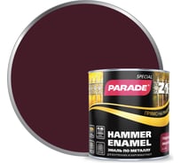 Эмаль по металлу PARADE Z1 гладкая RAL 3005 вишневый 0,75 л Лк-00006333