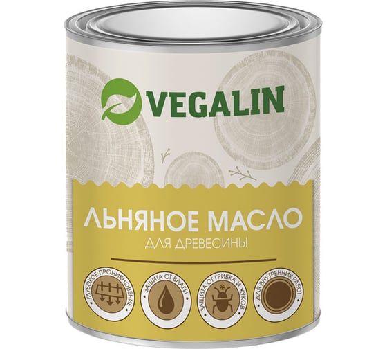 Масло для древесины VEGALIN 0,75 л 401213 1