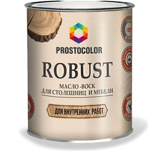 Масло для столешниц и мебели PROSTOCOLOR ПРОСТОКОЛОР дуб 0.4 л 101060 1
