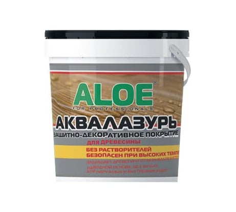 Аквалазурь ALOE ЗДП Дуб 0,9 кг 10789