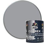 Грунт-эмаль Dufa CORREX 3 в 1 для металла по ржавчине RAL-7004 серый 0.75 л МП00-013662
