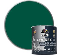 Грунт-эмаль Dufa CORREX 3 в 1 для металла по ржавчине RAL-6005 зеленый мох 2 л МП00-013740