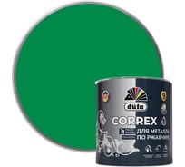Грунт-эмаль Dufa CORREX 3 в 1 для металла по ржавчине RAL-6029 зеленый 2 л МП00-013752