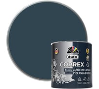 Грунт-эмаль Dufa CORREX 3 в 1 для металла по ржавчине RAL-7024 графитовый серый 2 л МП00-013654