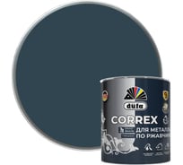 Грунт-эмаль Dufa CORREX 3 в 1 для металла по ржавчине RAL-7024 графитовый серый 0.75 л МП00-013653