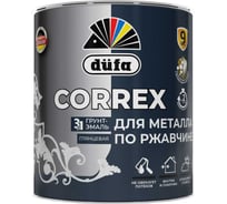 Грунт-эмаль Dufa CORREX 3 в 1 для металла по ржавчине RAL-3001 красный 0.75 л МП00-013745