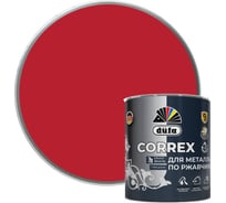 Грунт-эмаль Dufa CORREX 3 в 1 для металла по ржавчине RAL-3001 красный 0.75 л МП00-013745