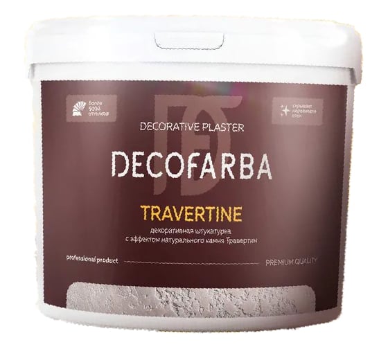 Декоративная штукатурка ABC FARBEN с эффектом натурального камня Travertine 7 к 4300016281 1