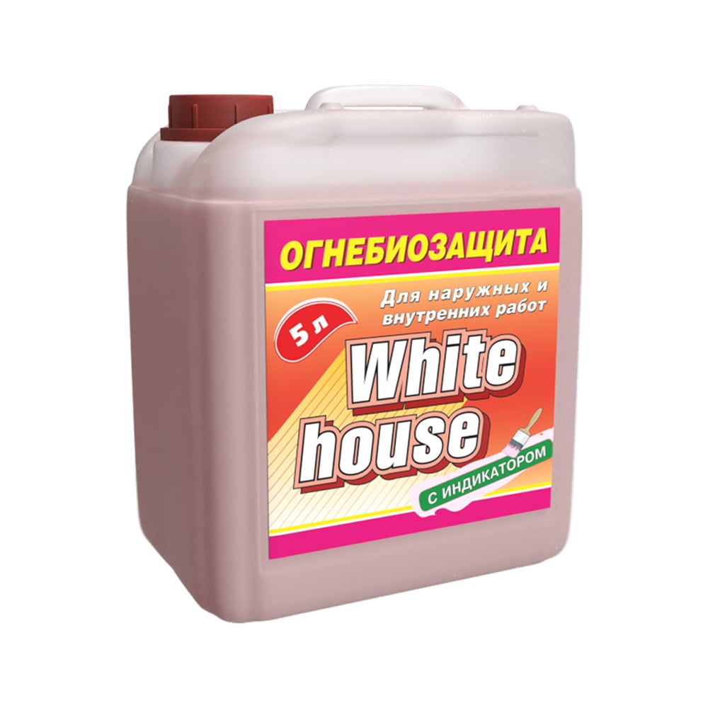 Огнебиозащита с индикатором White House 5 л 15912 - выгодная цена, отзывы,  характеристики, фото - купить в Москве и РФ