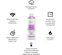 Аэрозольная акриловая краска в баллончике SIANA Provence для мебели, декора, металла, пластика, керамики, стекла, гипса, сухоцветов, цветов, радиаторов, быстросохнущая, лимончелло (желтый) SNP010