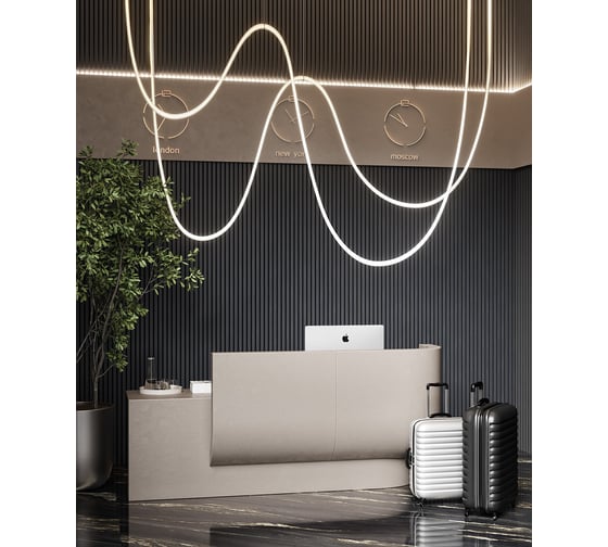 Акустическая панель Cosca Decor 2750x600x21 мм черный войлок рейки МДФ шпон дуб антрацит темно-серый 00-00078908